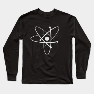 High Contrast Atom (Black and White) Long Sleeve T-Shirt